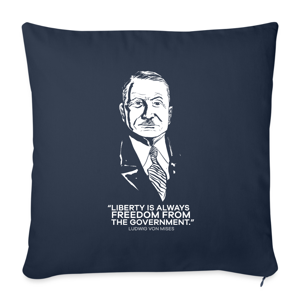 Ludwig von Mises Quote | Throw Pillow Cover